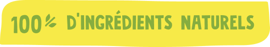 100% natural ingredients